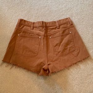 Madewell x Where I Was From Burnt Orange Shorts 29